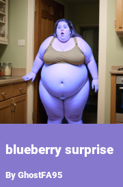 Book cover for Blueberry surprise, a weight gain story by GhostFA95